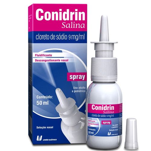 Conidrin Salina Spray Solução Nasal 0,9% 50mL