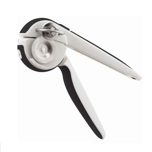 Abridor de Latas Manual Prático Multiuso Inox Preto Chef'n