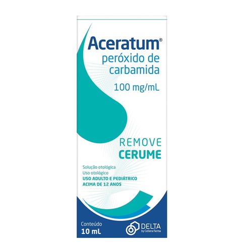 Aceratum 100mg/ml Solução Otológica 10ml