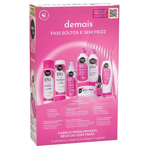 Kit Shampoo Salon Line Meu liso Demais Alinhador 300ml + Condicionador 200ml