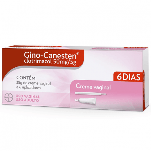 Gino-Canesten 6 Dias Creme Vaginal 35G + 6 Aplicadores