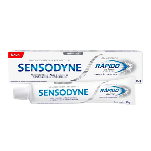 Creme Dental Sensodyne Rápido Alívio para Dentes Sensíveis com 90g