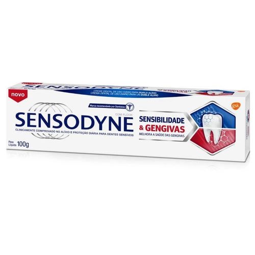 Creme Dental Sensodyne Sensibilidade & Gengivas com 100g
