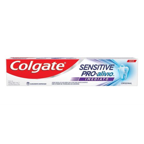 Creme Dental Colgate Sensitive Alívio Imediato Original 90G