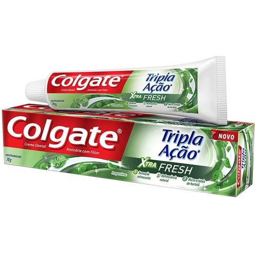 Creme Dental Colgate Tripla Acao Xtra Fresh 70G