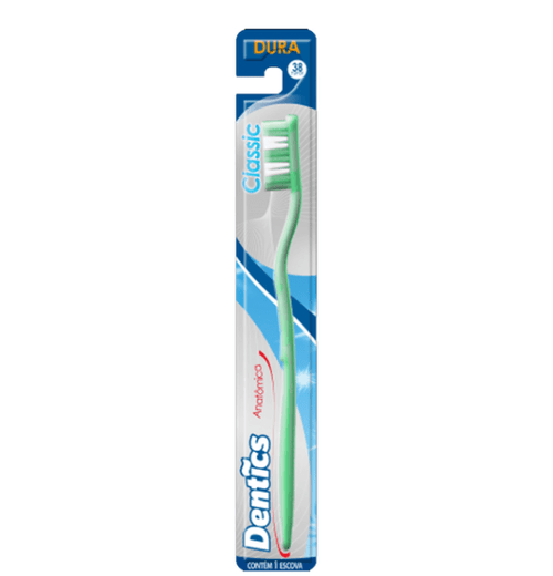 Escova Dental Dentics Classic Anatomica Dura (Cores Diversas)