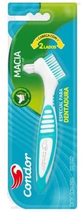Escova Dental Condor Suave E Macia Para Dentadura Protetica