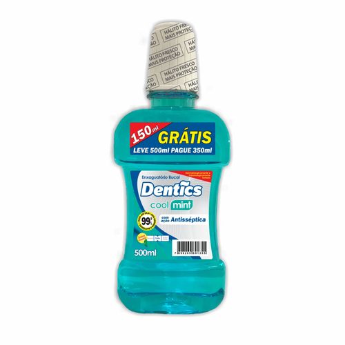 Enxaguante Bucal Dentics Cool Leve 500 Pague 350ml