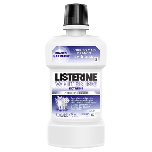 Antisséptico Bucal Listerine Whitening Extreme Menta 473ml