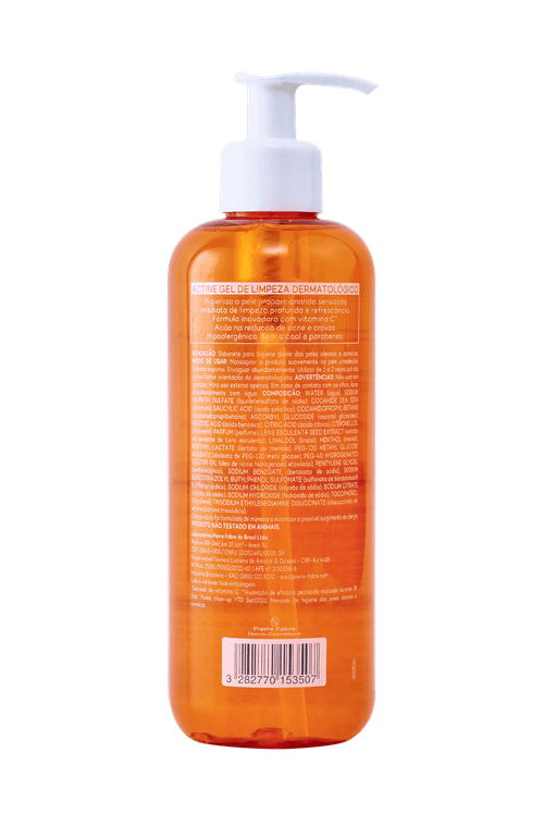 Actine Gel de Limpeza Vitamina C - 400g c/ Pump
