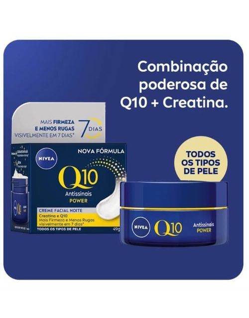 Nivea Q10 Plus Antissinais Noite Creme Facial 50Ml