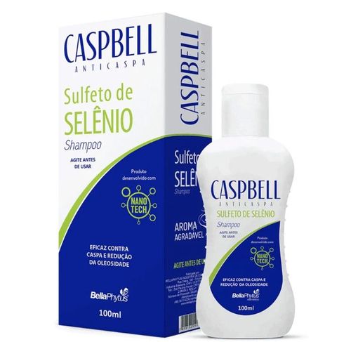 Shampoo Anticaspa BellaPhytus Caspbell Sulfeto De Selênio 100ml