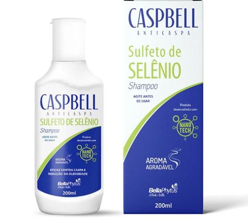 Shampoo Anticaspa BellaPhytus Caspbell Sulfeto De Selênio 200ml