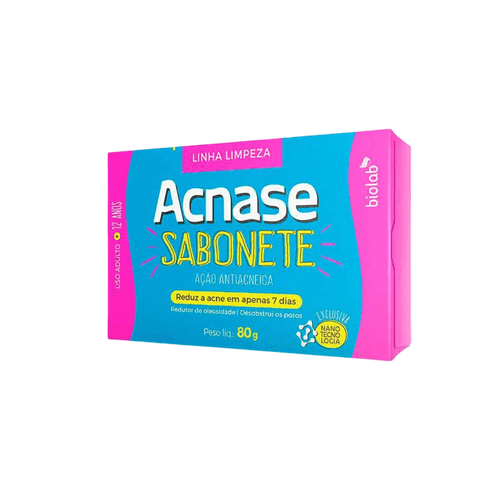 Acnase Clean Sabonete Antiacne Facial 80G