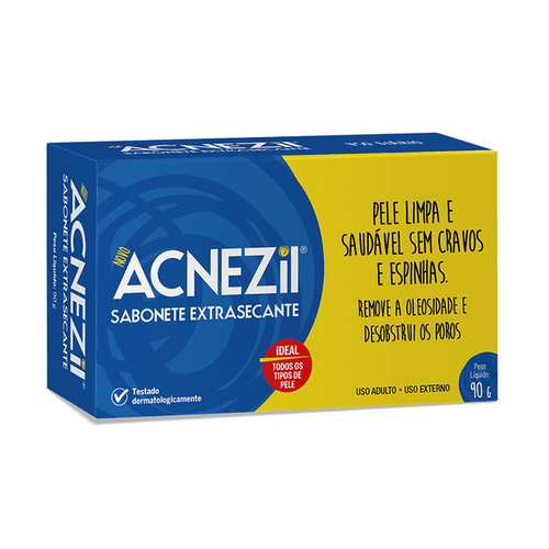 Acnezil Sabonete Barra Extrassecante 90G