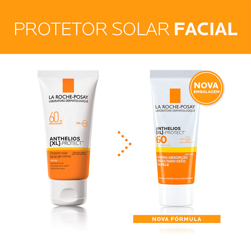Protetor Solar Anthelios XL Protect Gel-Creme FPS60 40g