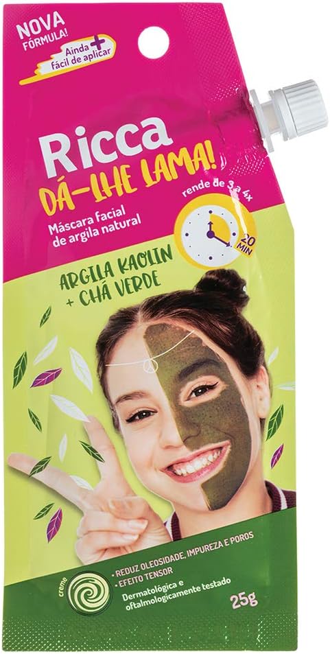 Máscara Facial Ricca de Argila Natural com 1 unidade