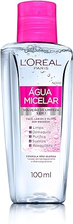 Água Micelar Loreal Limpeza 100ml