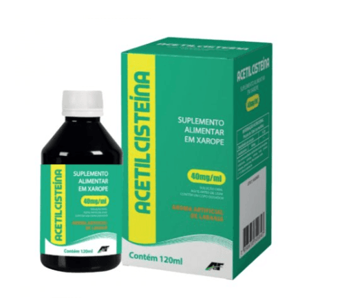 Acetilcisteína Xarope A2F Laranja 40mg/ml com 120ML