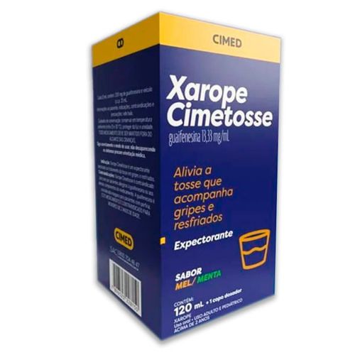 Cimetosse Xarope 13,33MG/ML Com 120ml