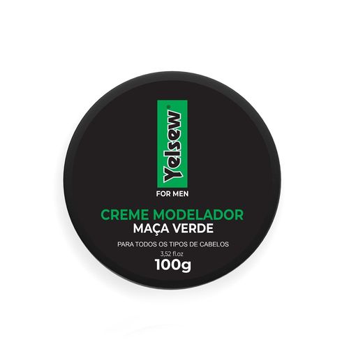 Creme Modelador Capilar Yelsew For Men Maçã Verde 100g