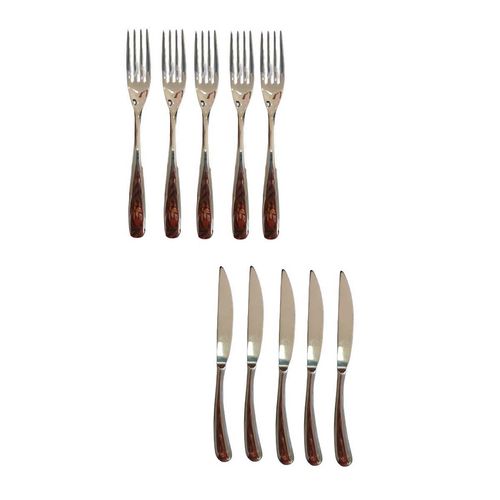 Conjunto De Talheres Italianos 10 Peças Forever Salvinelli