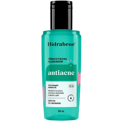 Tônico Facial Clareador Hidrabene Antiacne 150ml