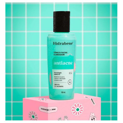 Tônico Facial Clareador Hidrabene Antiacne 150ml