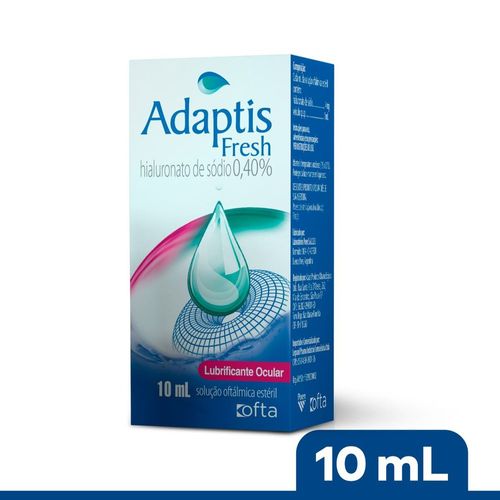 Colírio Adaptis Fresh 0,40% 10ml