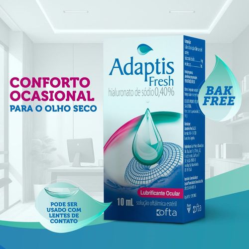 Colírio Adaptis Fresh 0,40% 10ml