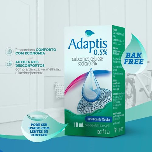Colírio Adaptis 0,5% 10ml