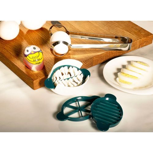 Kit para Ovos Cortador Timer e Pegador Cozinha Prana