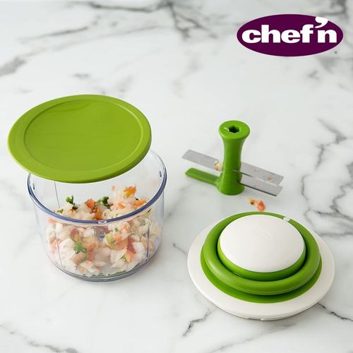 Processador Triturador de Alimentos Manual 3 Lâminas Chef'n