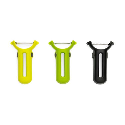 Kit 3 Descascadores Corte Serrilhado Liso Julienne Chef'n