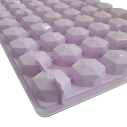 Forma de Gelo Diamante  60 Cavidades Decorativo Lilás Drink