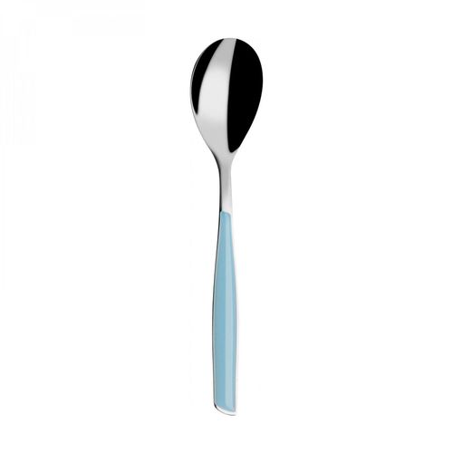 Colher para Café 15cm 6 peças Azul Glamour Inox Bugatti
