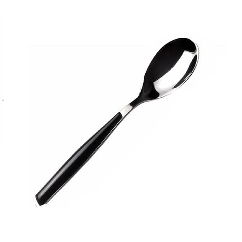 Colher para Café 6 peças 15cm Inox  Preto Glamour Bugatti