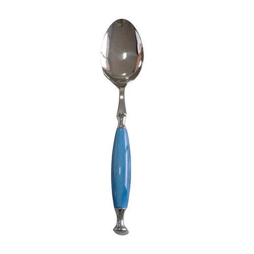 Jogo 2 Colheres para Servir Mesa Posta Azul Country Bugatti