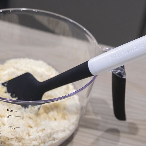 Espátula em Silicone Raspadora Branco Cozinha KitchenAid