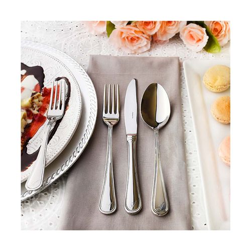 Conjunto Talheres 8 Peças Mesa Posta Inox England Bugatti