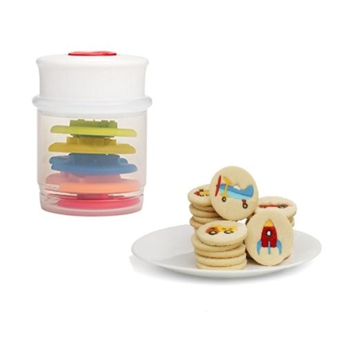 Conjunto 5 Cortadores Cookies Bolo Cupcake Biscoito Chef'n