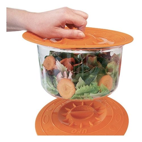 Tampa Silicone 25cm Ufo Redonda Ajustável Vácuo Silikomart