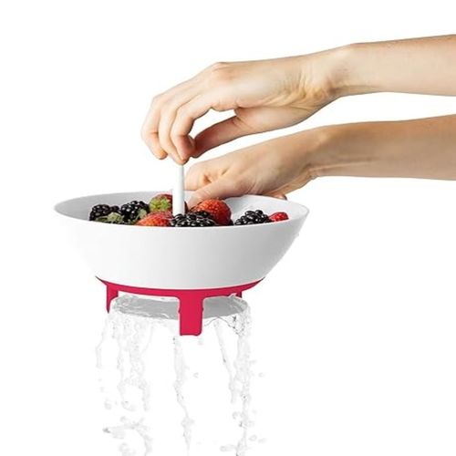 Cesta com Filtro Escorredor Salada Frutas Legumes Chef'n
