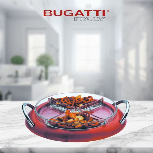 Petisqueira com Encaixe Tábua de Frios Queijos Lola Bugatti