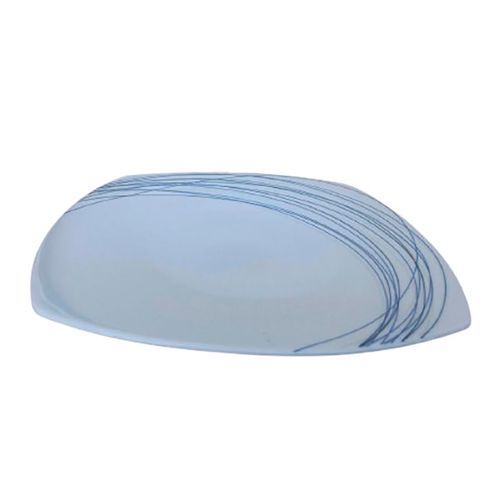 Prato Quadrado Mesa Posta 26x26cm Porcelana Italiana Bugatti