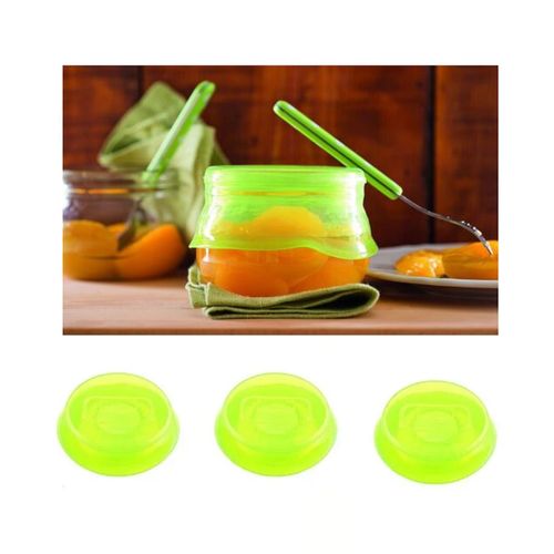 Kit 3 Tampas Silicone Ajustável Multiuso  Cozinha Silikomart
