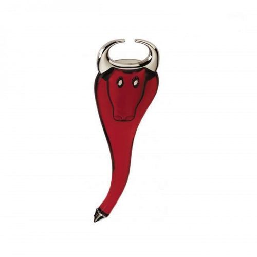 Abridor de Garrafas Vermelho Manual Decorativo Tore Bugatti