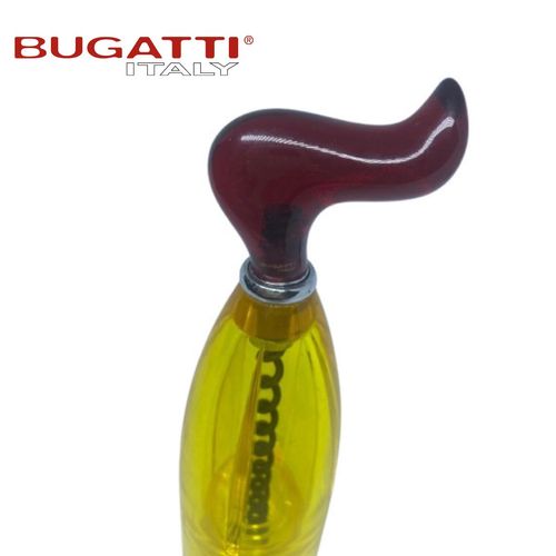 Saca Rolhas Manual Abridor Vinho Amarelo Volcano Bugatti