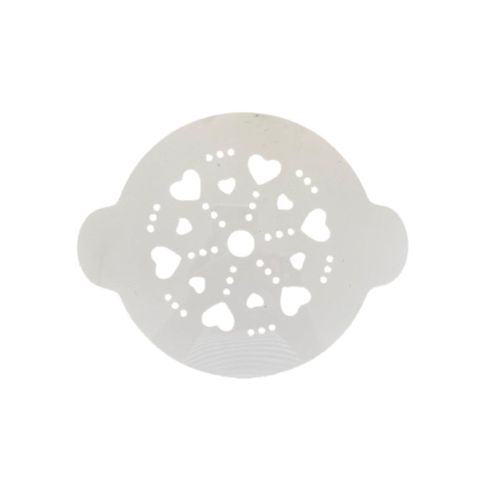 Molde Coração Decorativo Bolo Stencil Torta Festa Silikomart