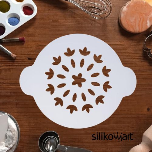 Molde Flores Decorativo Bolo Stencil Torta Festa Silikomart